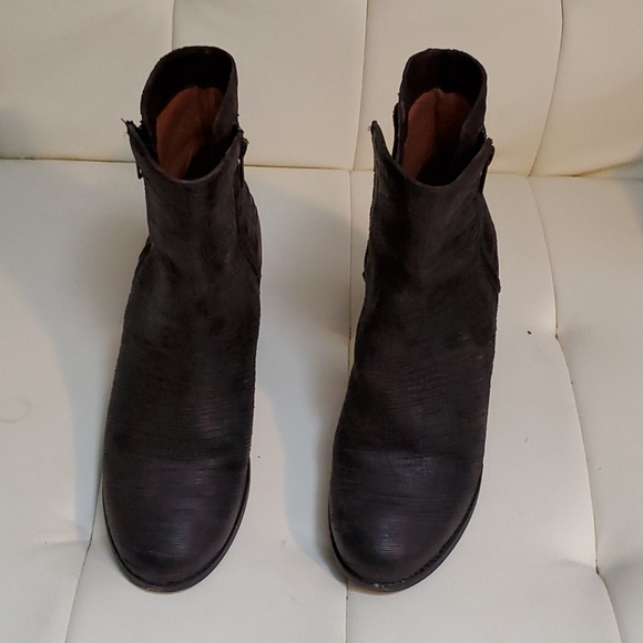 Frye Double Zip Moto Style Boots - Picture 2 of 14